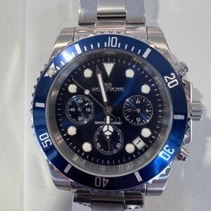 Men's Watch - Blue Dial Stainless Steel